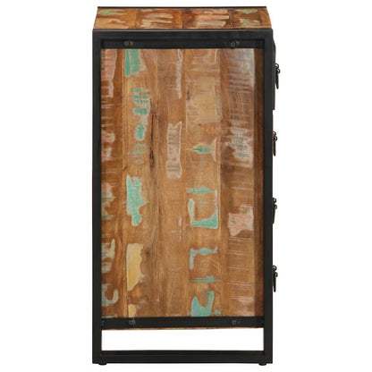 Drawer Cabinet Multicolour 40x40x90 cm Solid Wood Reclaimed