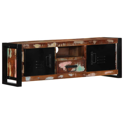 TV Cabinet 100x30x35 cm Solid Wood Reclaimed