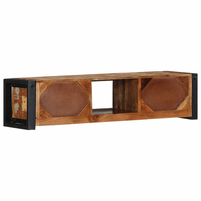 TV Cabinet 100x30x25 cm Solid Wood Reclaimed