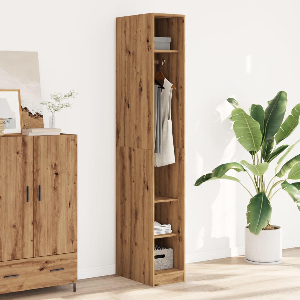 Wardrobe Artisian Oak 30x50x200 cm Engineered Wood