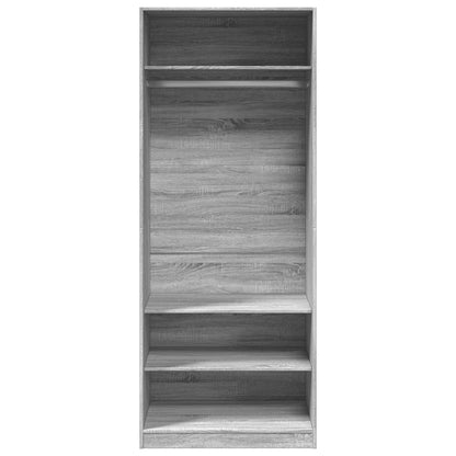 Wardrobe Grey Sonoma 80x50x200 cm Engineered Wood