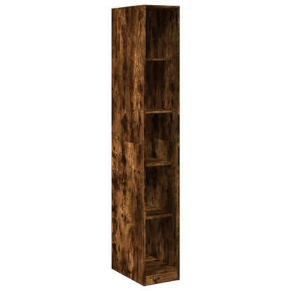 Wardrobe Smoked Oak 30x50x200 cm Engineered Wood