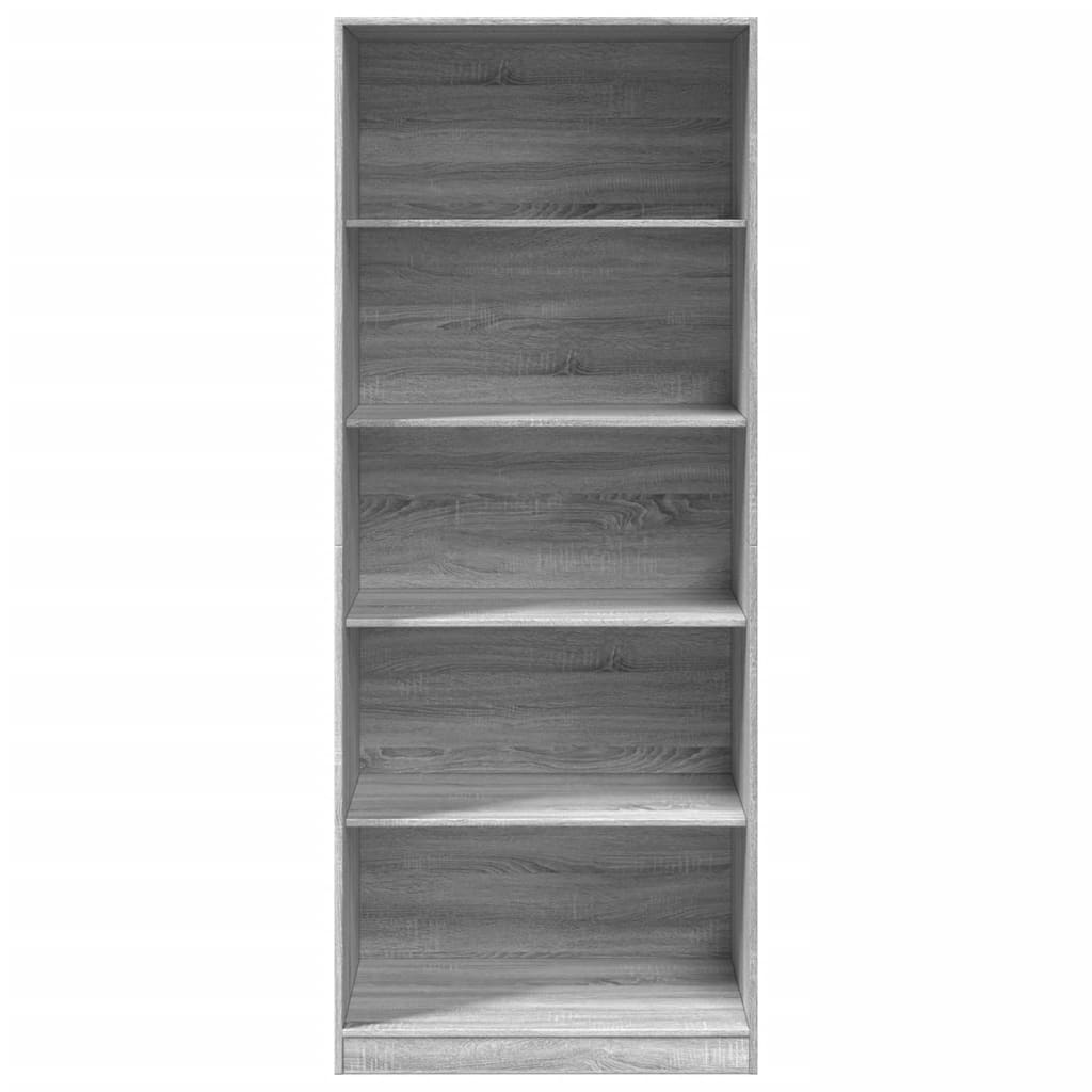 Wardrobe Grey Sonoma 80x50x200 cm Engineered Wood