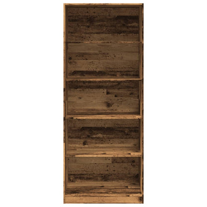 Wardrobe Old Wood 80x50x200 cm Engineered Wood