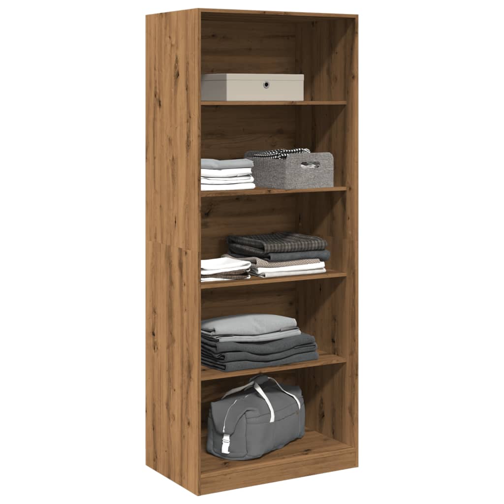 Wardrobe Artisian Oak 80x50x200 cm Engineered Wood