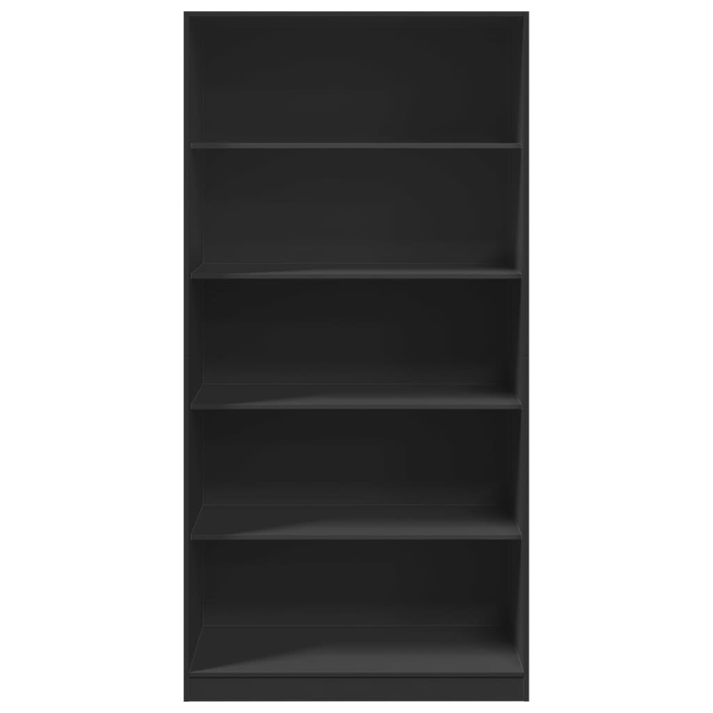 Wardrobe Black 100x50x200 cm Engineered Wood