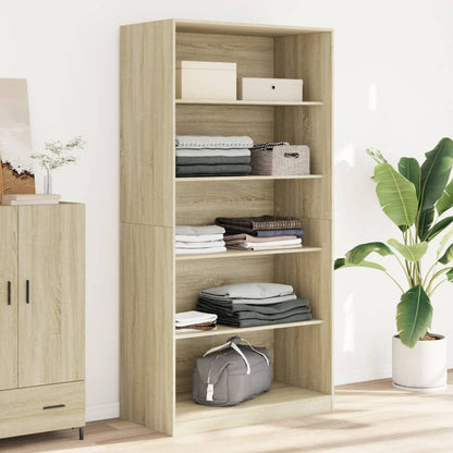 Wardrobe Sonoma Oak 100x50x200 cm Engineered Wood