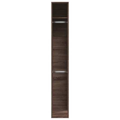 Wardrobe Brown Oak 30x50x200 cm Engineered Wood