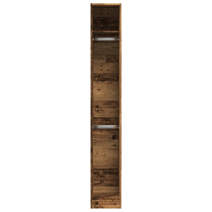 Wardrobe Old Wood 30x50x200 cm Engineered Wood