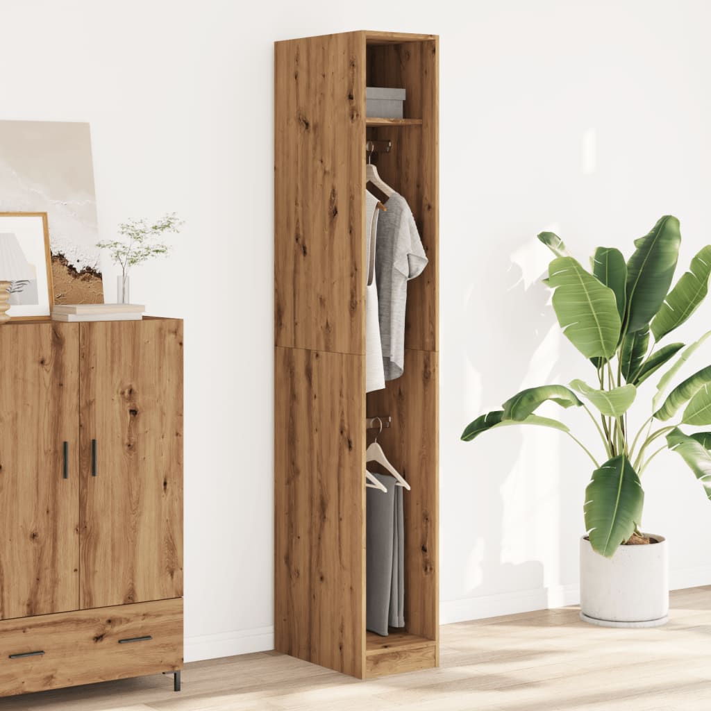 Wardrobe Artisian Oak 30x50x200 cm Engineered Wood