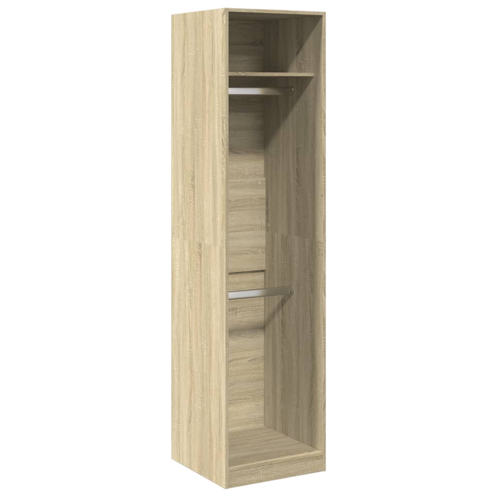 Wardrobe Sonoma Oak 50x50x200 cm Engineered Wood