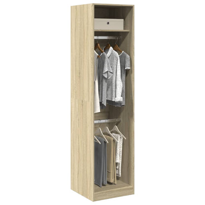 Wardrobe Sonoma Oak 50x50x200 cm Engineered Wood