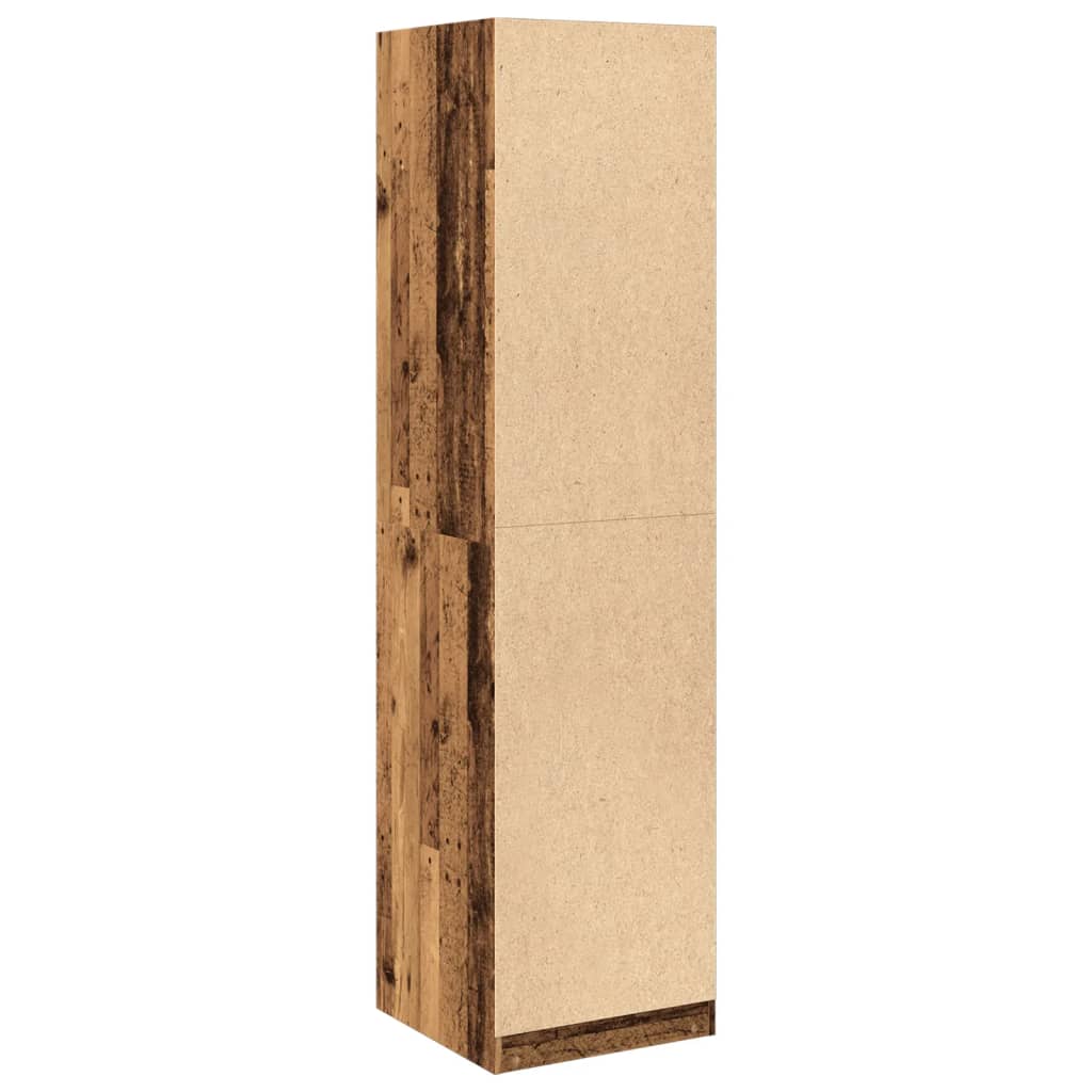 Wardrobe Old Wood 50x50x200 cm Engineered Wood