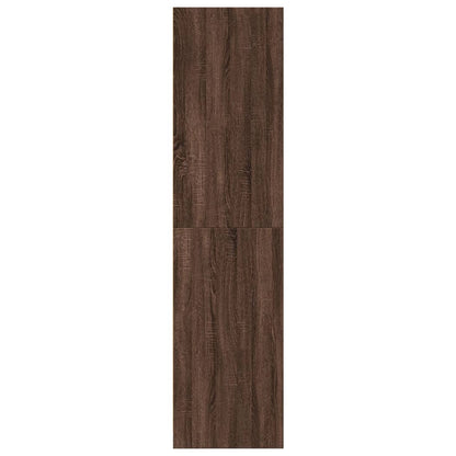 Wardrobe Brown Oak 80x50x200 cm Engineered Wood