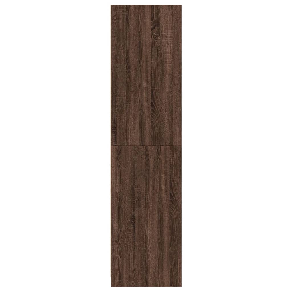 Wardrobe Brown Oak 100x50x200 cm Engineered Wood