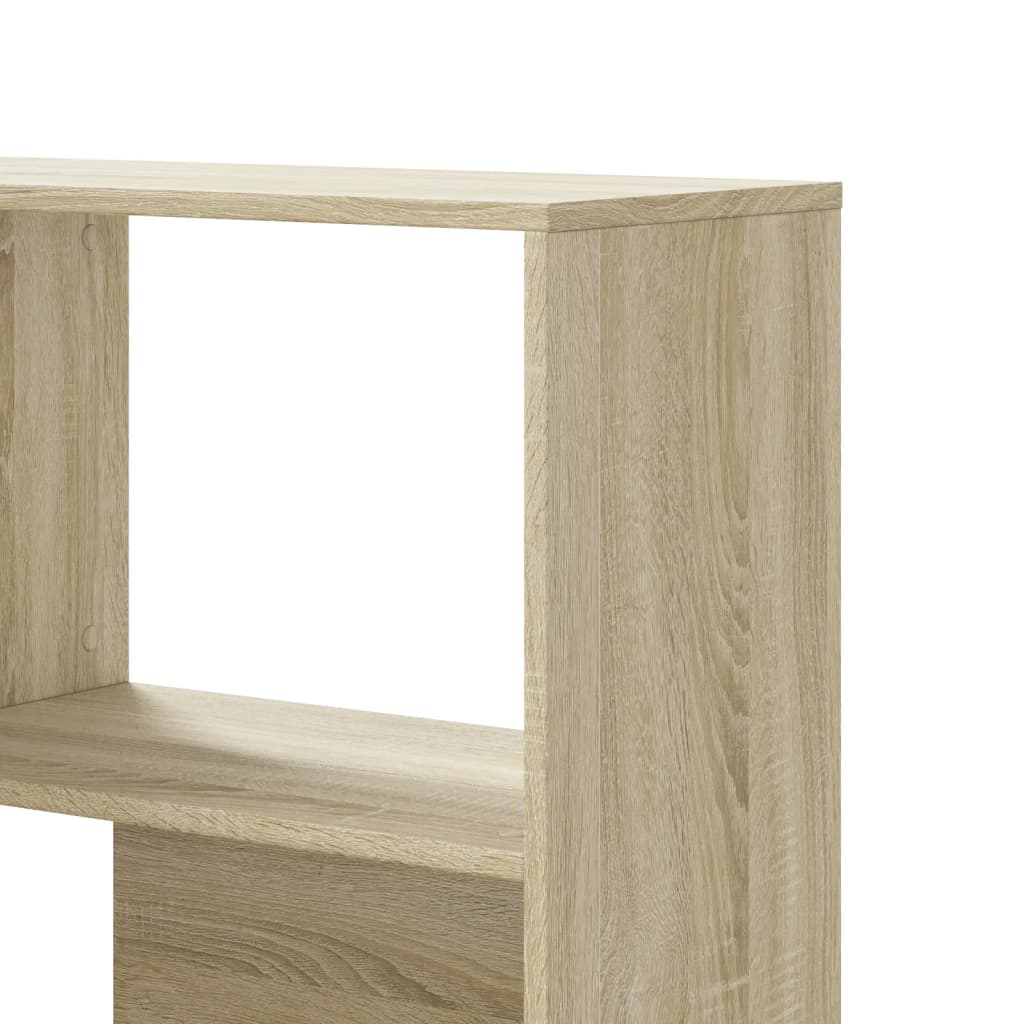 Corner Bookcase 4-Tier Sonoma Oak 85x85x140 cm Engineered Wood