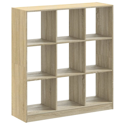 Bookcase Sonoma Oak 102x32x108 cm Engineered Wood