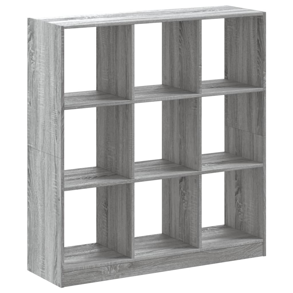 Bookcase Grey Sonoma 102x32x108 cm Engineered Wood