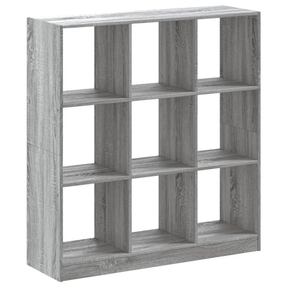 Bookcase Grey Sonoma 102x32x108 cm Engineered Wood