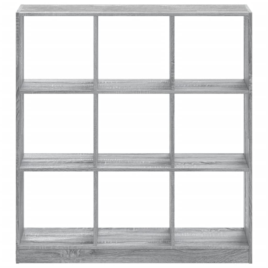 Bookcase Grey Sonoma 102x32x108 cm Engineered Wood