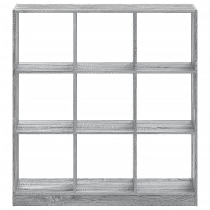 Bookcase Grey Sonoma 102x32x108 cm Engineered Wood