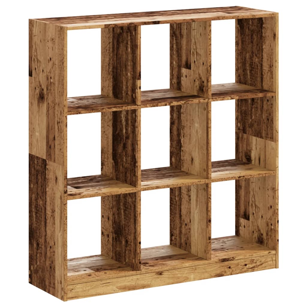 Bookcase Old Wood 102x32x108 cm Engineered Wood