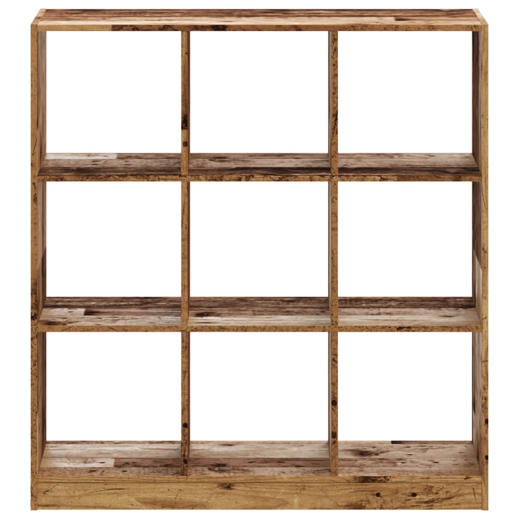 Bookcase Old Wood 102x32x108 cm Engineered Wood