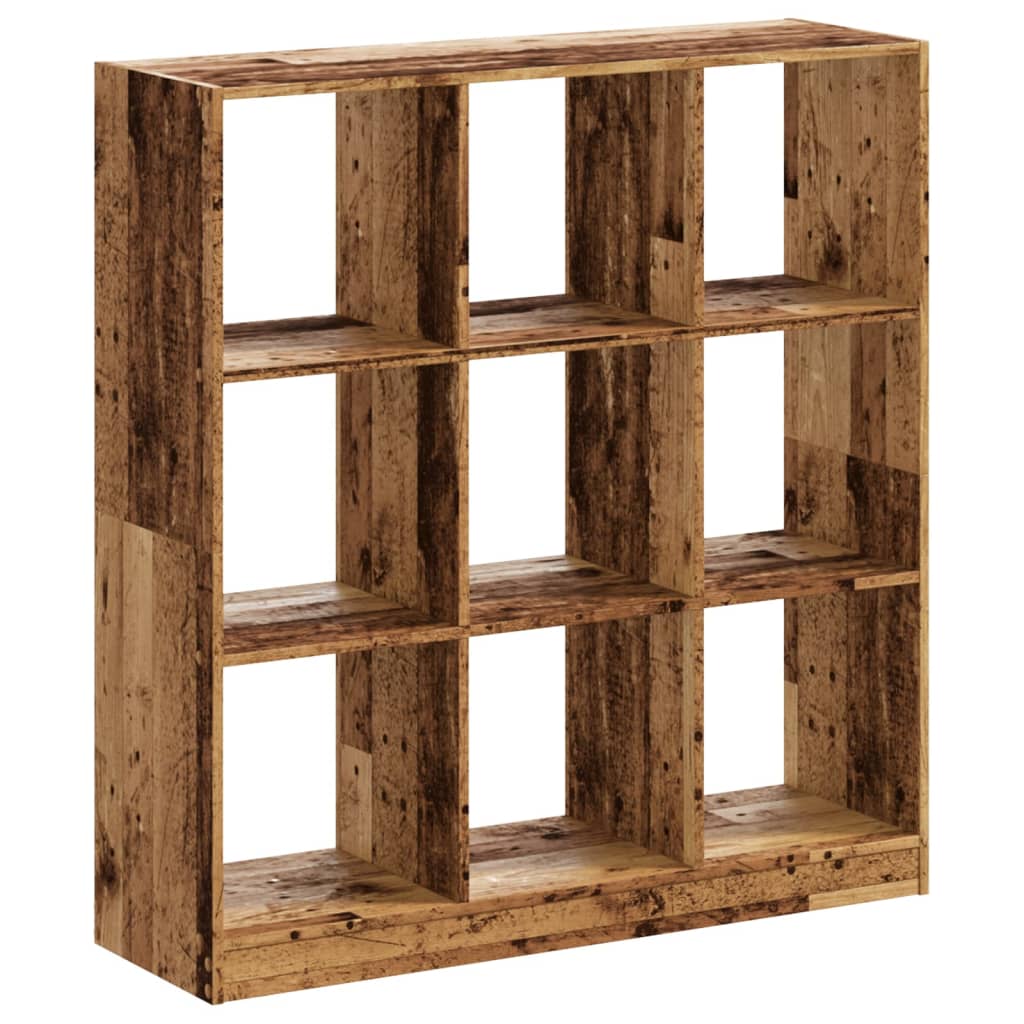 Bookcase Old Wood 102x32x108 cm Engineered Wood