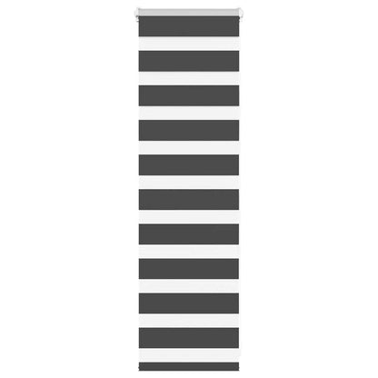 Zebra Blind Black 40x100 cm Fabric Width 35.9 cm Polyester