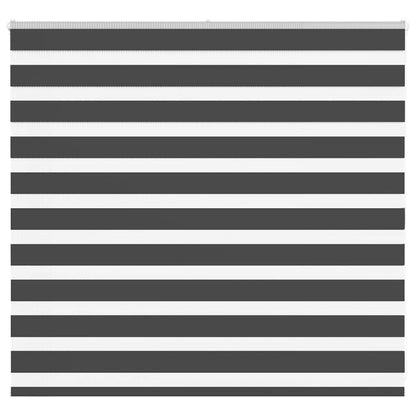 Zebra Blind Black 160x100 cm Fabric Width 155.9 cm Polyester