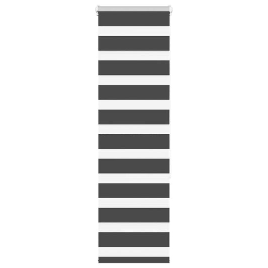 Zebra Blind Black 40x150 cm Fabric Width 35.9 cm Polyester