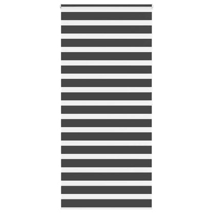 Zebra Blind Black 105x200 cm Fabric Width 100.9 cm Polyester