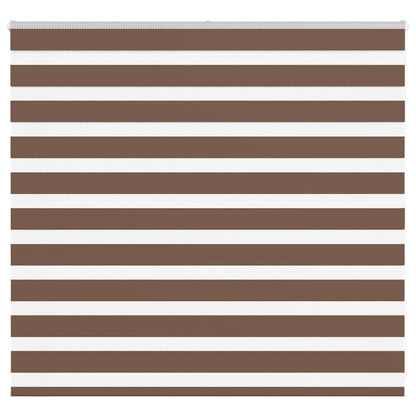 Zebra Blind Brown 165x100 cm Fabric Width 160.9 cm Polyester