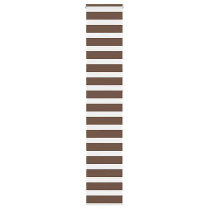 Zebra Blind Brown 50x230 cm Fabric Width 45.9 cm Polyester