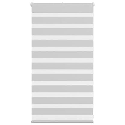 Zebra Blind Light Grey 90x100 cm Fabric Width 85.9 cm Polyester