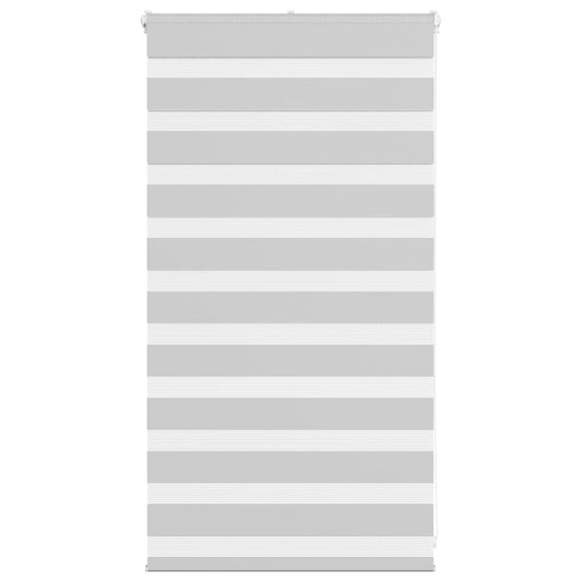 Zebra Blind Light Grey 90x100 cm Fabric Width 85.9 cm Polyester