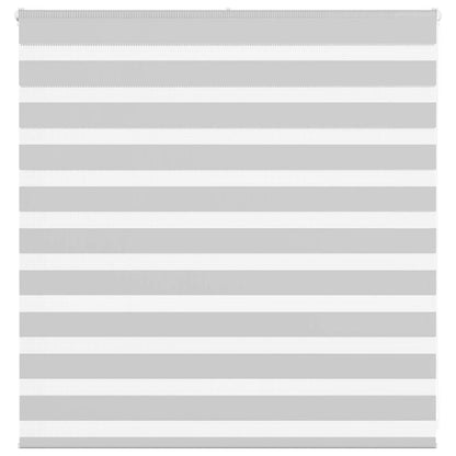 Zebra Blind Light Grey 145x100 cm Fabric Width 140.9 cm Polyester