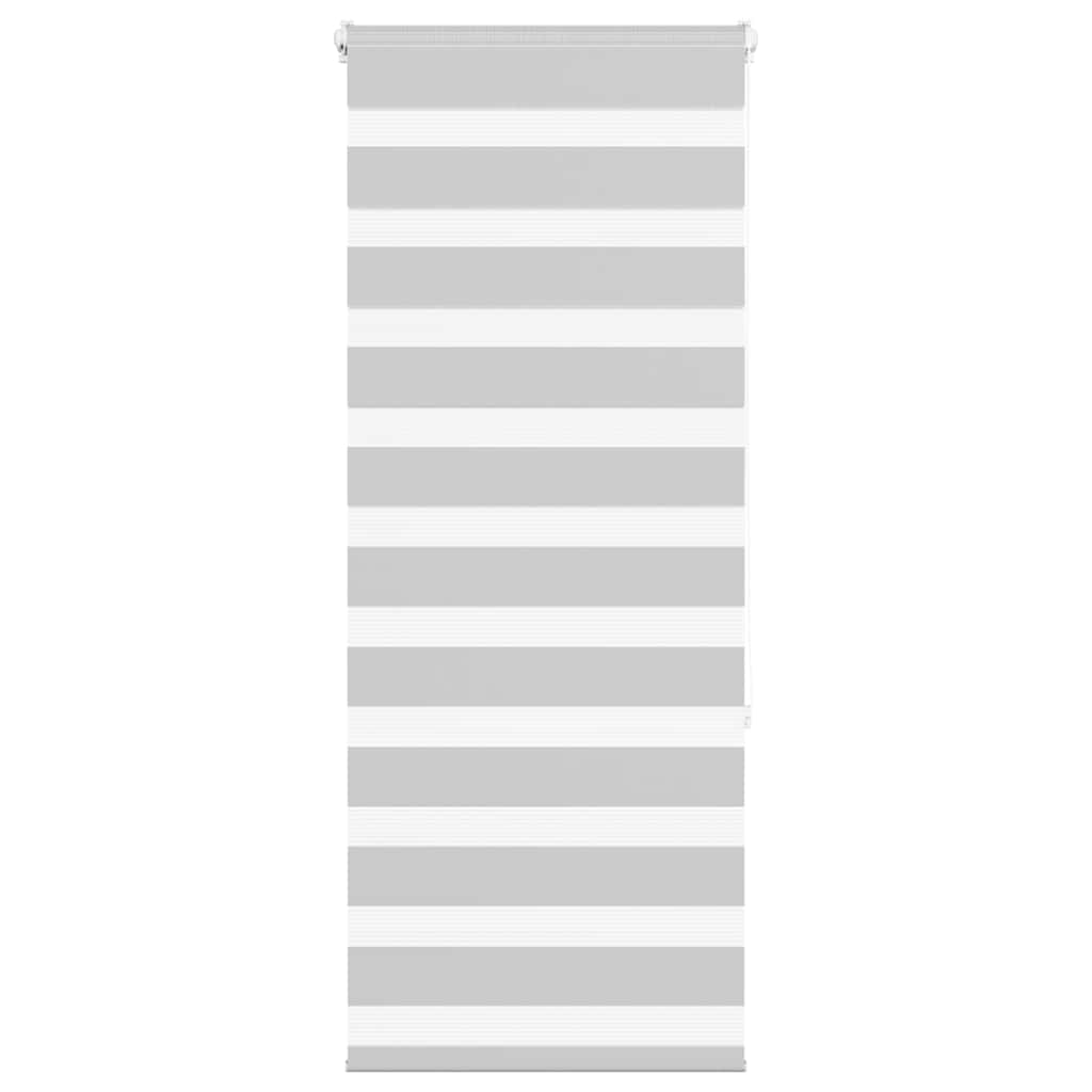 Zebra Blind Light Grey 55x150 cm Fabric Width 50.9 cm Polyester