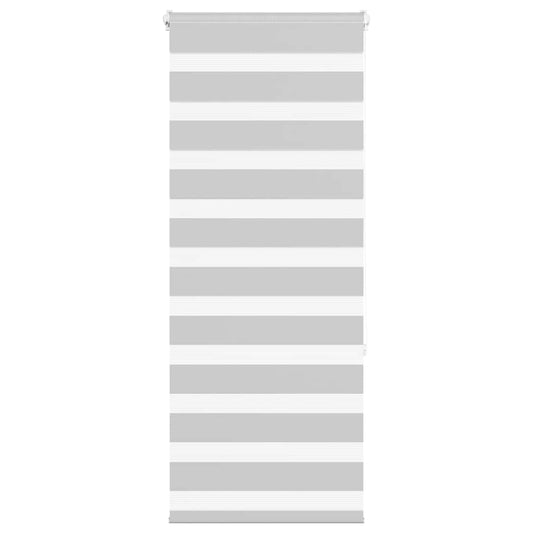 Zebra Blind Light Grey 55x150 cm Fabric Width 50.9 cm Polyester