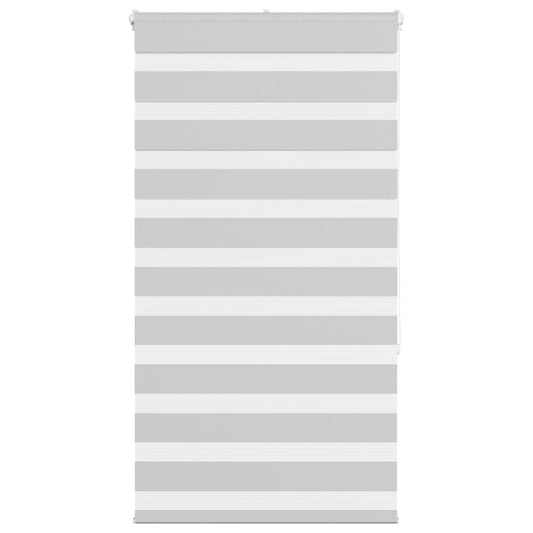 Zebra Blind Light Grey 75x150 cm Fabric Width 70.9 cm Polyester