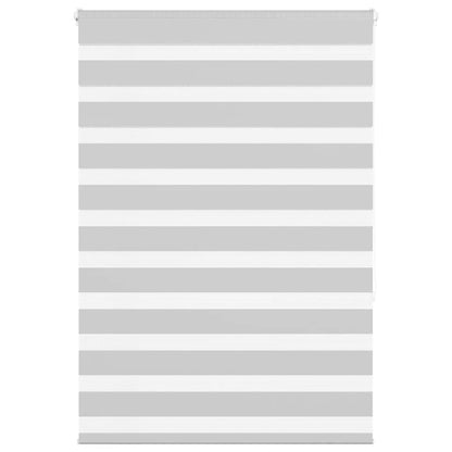 Zebra Blind Light Grey 95x150 cm Fabric Width 90.9 cm Polyester
