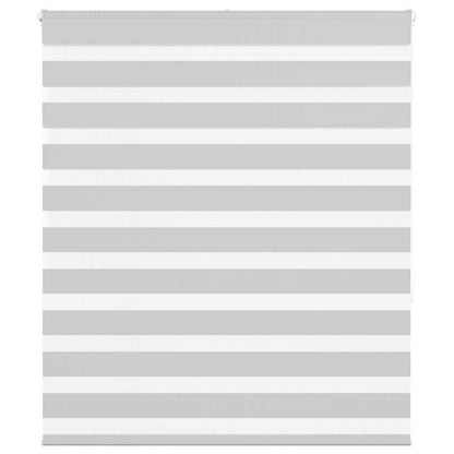 Zebra Blind Light Grey 125x150 cm Fabric Width 120.9 cm Polyester