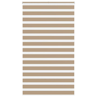Zebra Blind Sand Brown 135x230 cm Fabric Width 130.9 cm Polyester