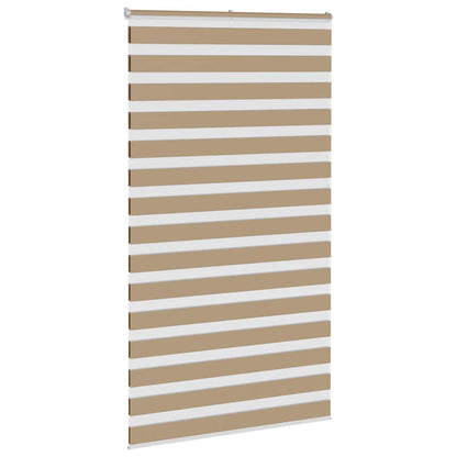 Zebra Blind Sand Brown 135x230 cm Fabric Width 130.9 cm Polyester
