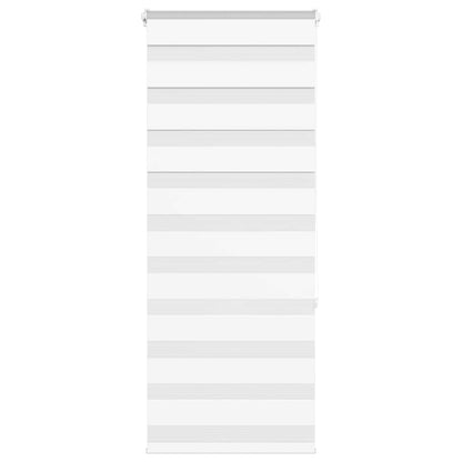 Zebra Blind White 55x150 cm Fabric Width 50.9 cm Polyester