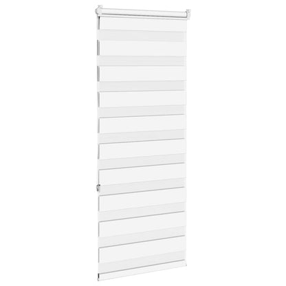Zebra Blind White 60x150 cm Fabric Width 55.9 cm Polyester