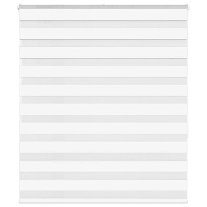 Zebra Blind White 120x150 cm Fabric Width 115.9 cm Polyester
