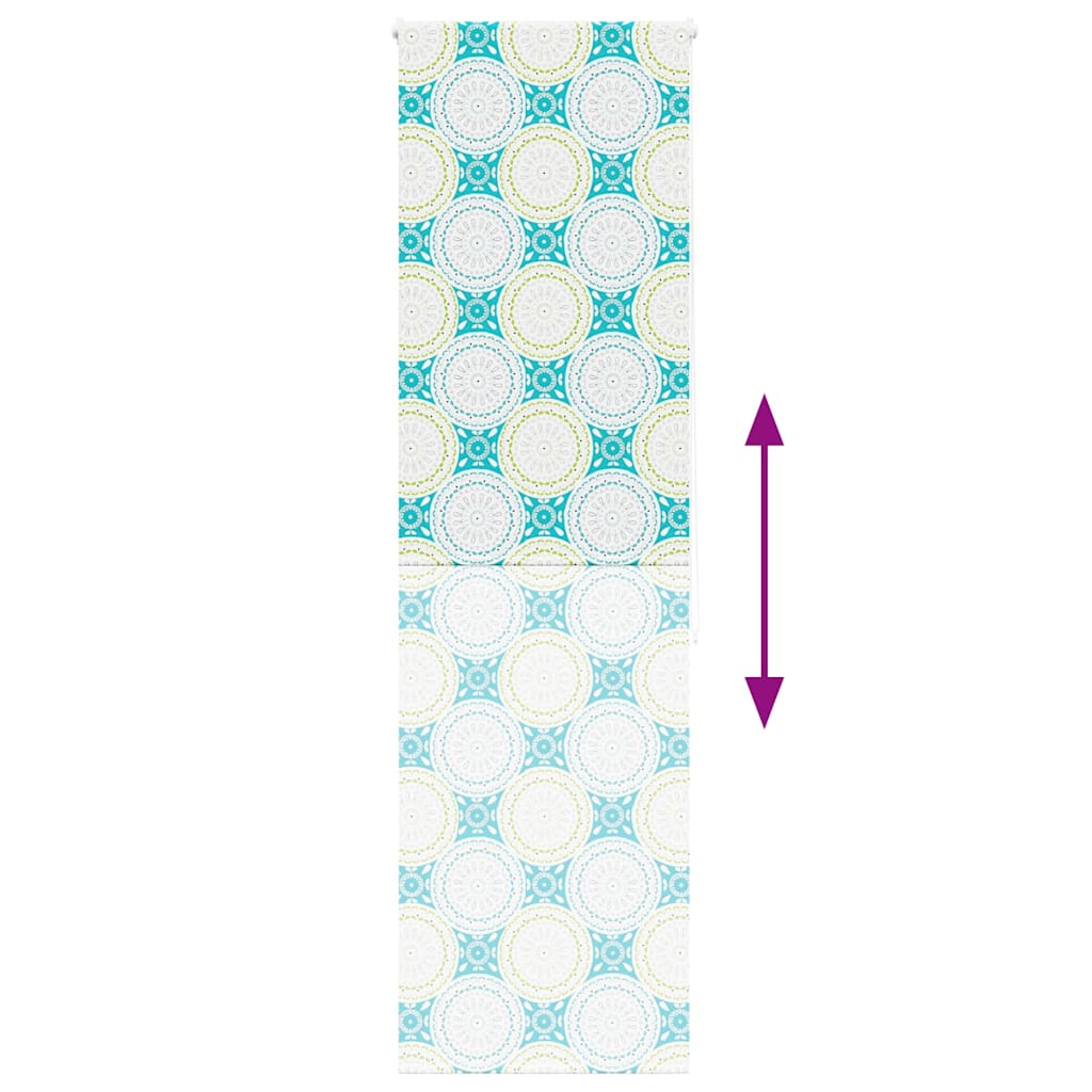 Shower Roller Blind 70x240 cm Fabric Width 66 cm