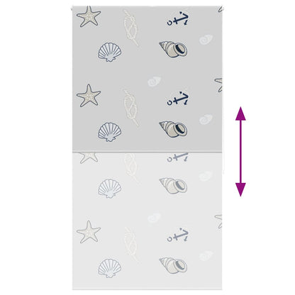 Shower Roller Blind 130x240 cm Fabric Width 126 cm