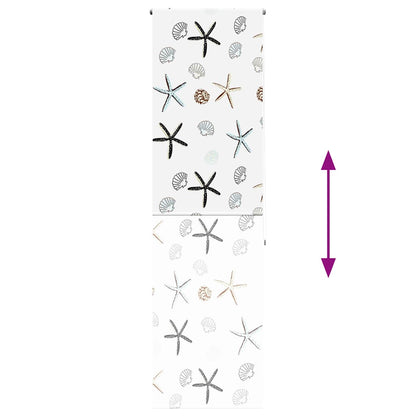 Shower Roller Blind 80x240 cm Fabric Width 76 cm